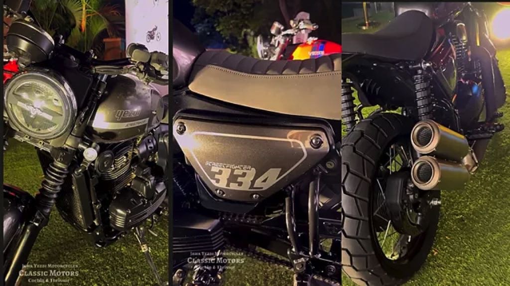 Yezdi Streetfighter Spied